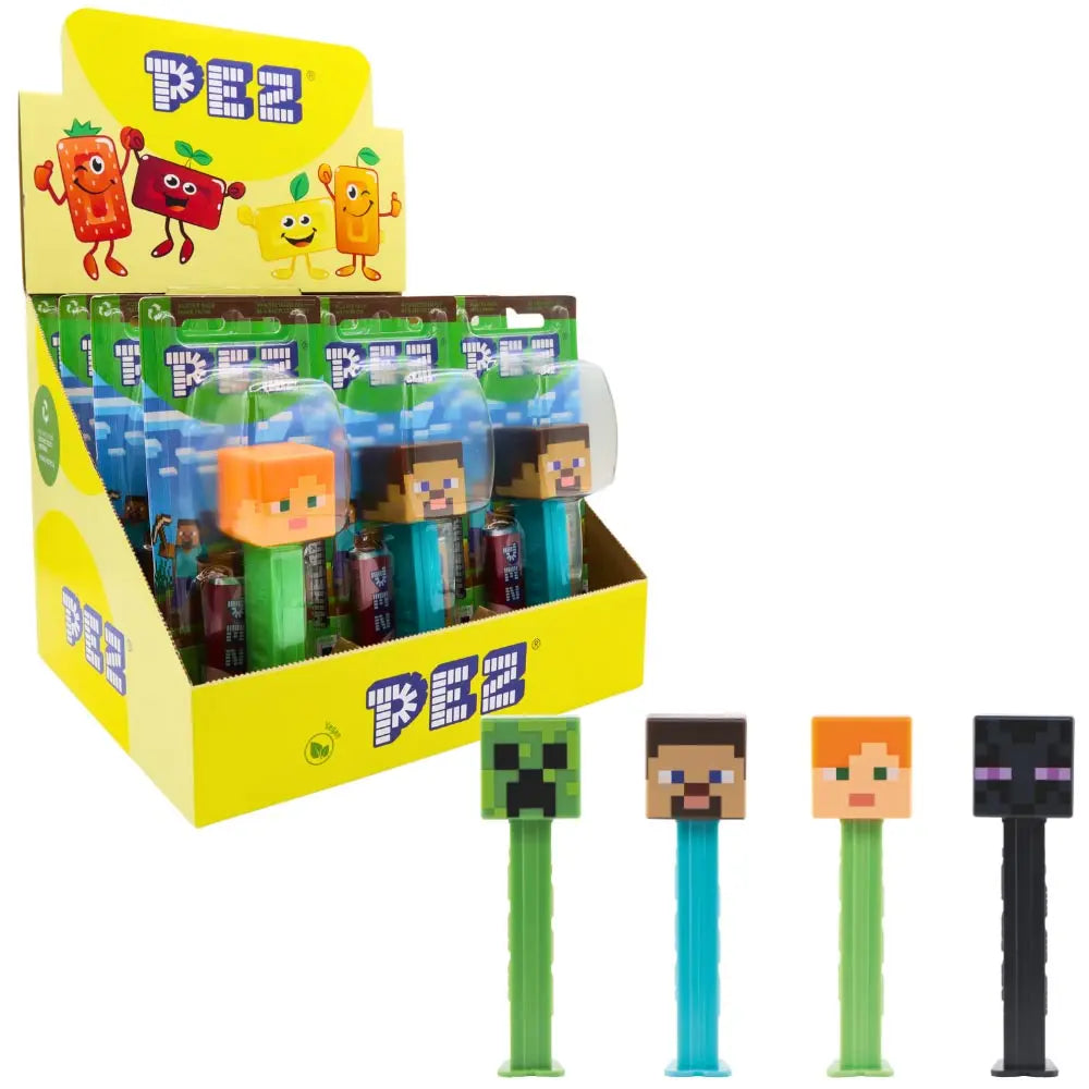 PEZ Blister 1+2 Minecraft