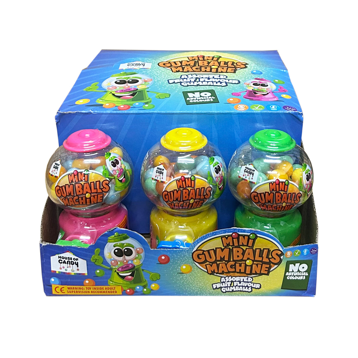 CCF Mini GumBall Machine - Set of 12