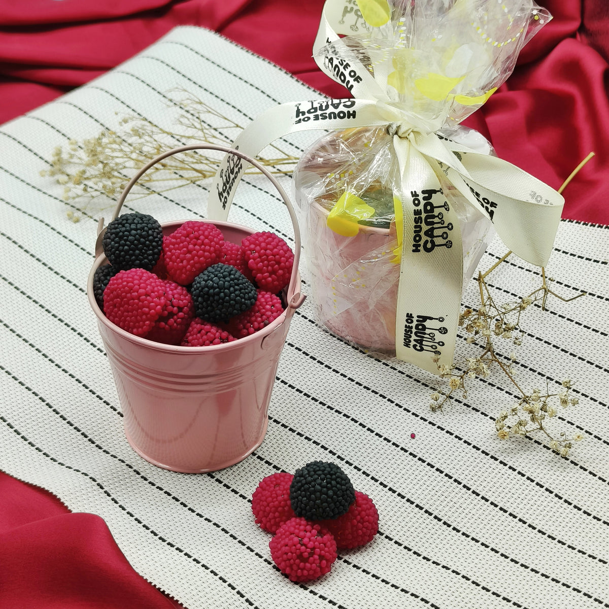 Raspberry Treat Bucket