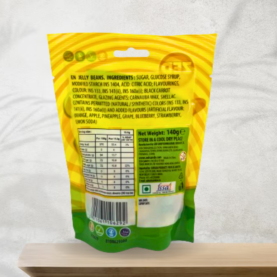 Giant Sour Jelly Beans - 140gm