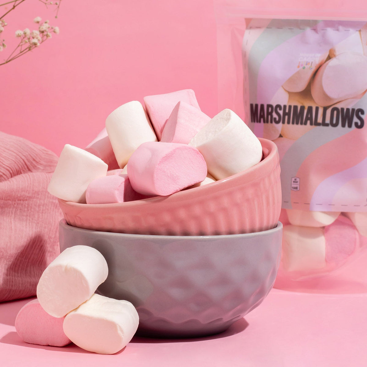 Pink & White Marshmallows