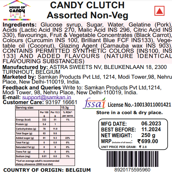 Assorted Non-Veg Candy Clutch