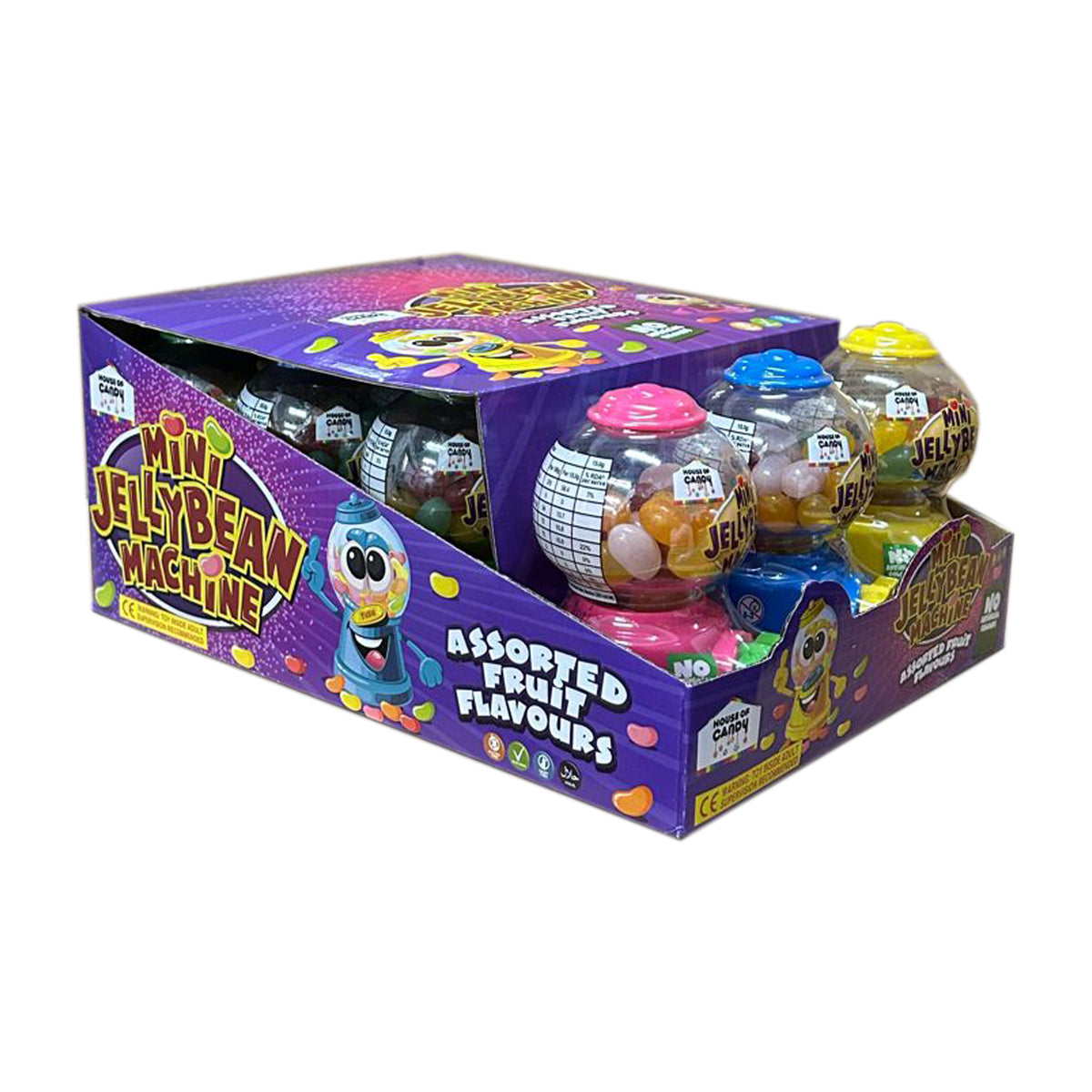 Mini Jelly Beans Machine - Set of 12