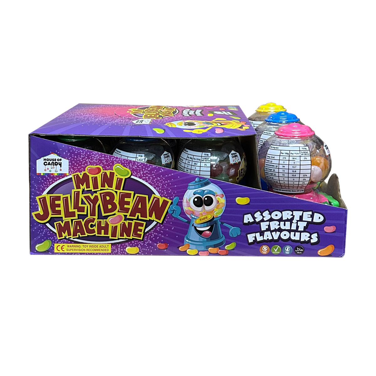 CCF Mini Jelly Beans Machine - Set of 12