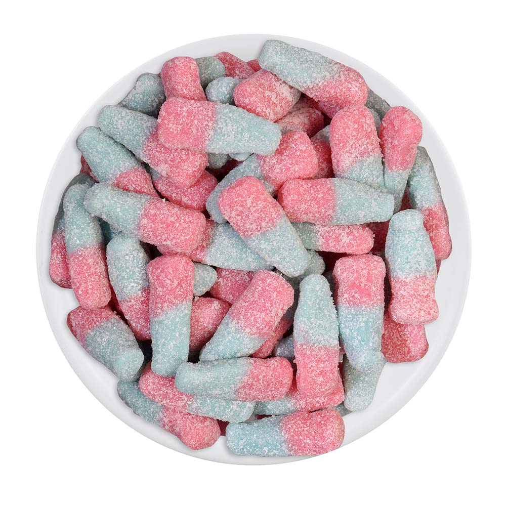 Fizzy Bubblegum Bottle Jumbo Pack Veg - 1Kg