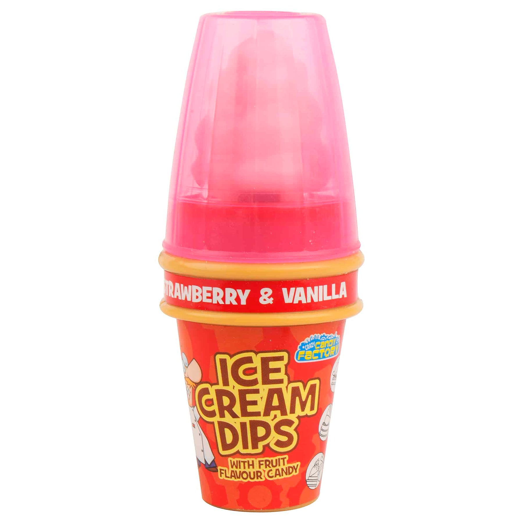 Ice Cream Dips- Strawberry and Cream