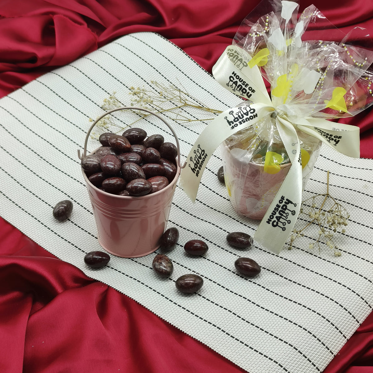 Dark Chocolate Almonds Treat Bucket