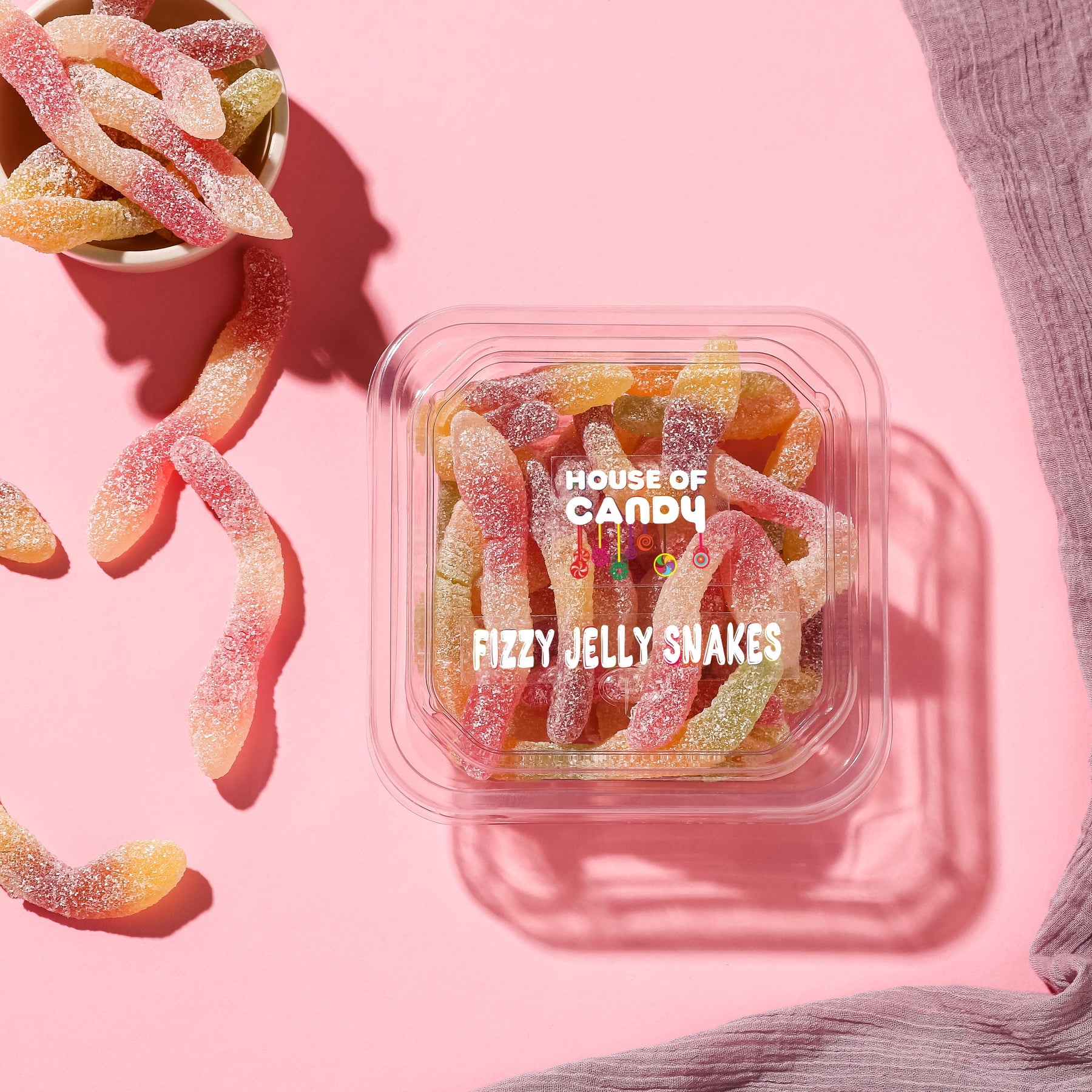 Fizzy Jelly Snakes Wrapped Box 150gm